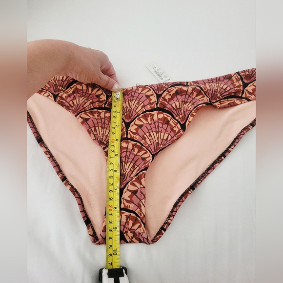 🐙MADEWELL SECOND WAVE BALCONETTE BIKINI SET IN PAINTED SEASHELLS SIZE XL - Picture 16 of 16
